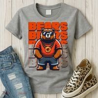 Retro Hip Hop Bears Football Women's T-Shirt thumb 3