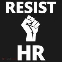 Resist HR Human Resources Funny Bosses Day Admin Work Humor Gift Bucket Hat thumb 4