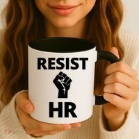 Resist HR Human Resources Funny Bosses Day Admin Work Humor Gift Coffee Mug thumb 3