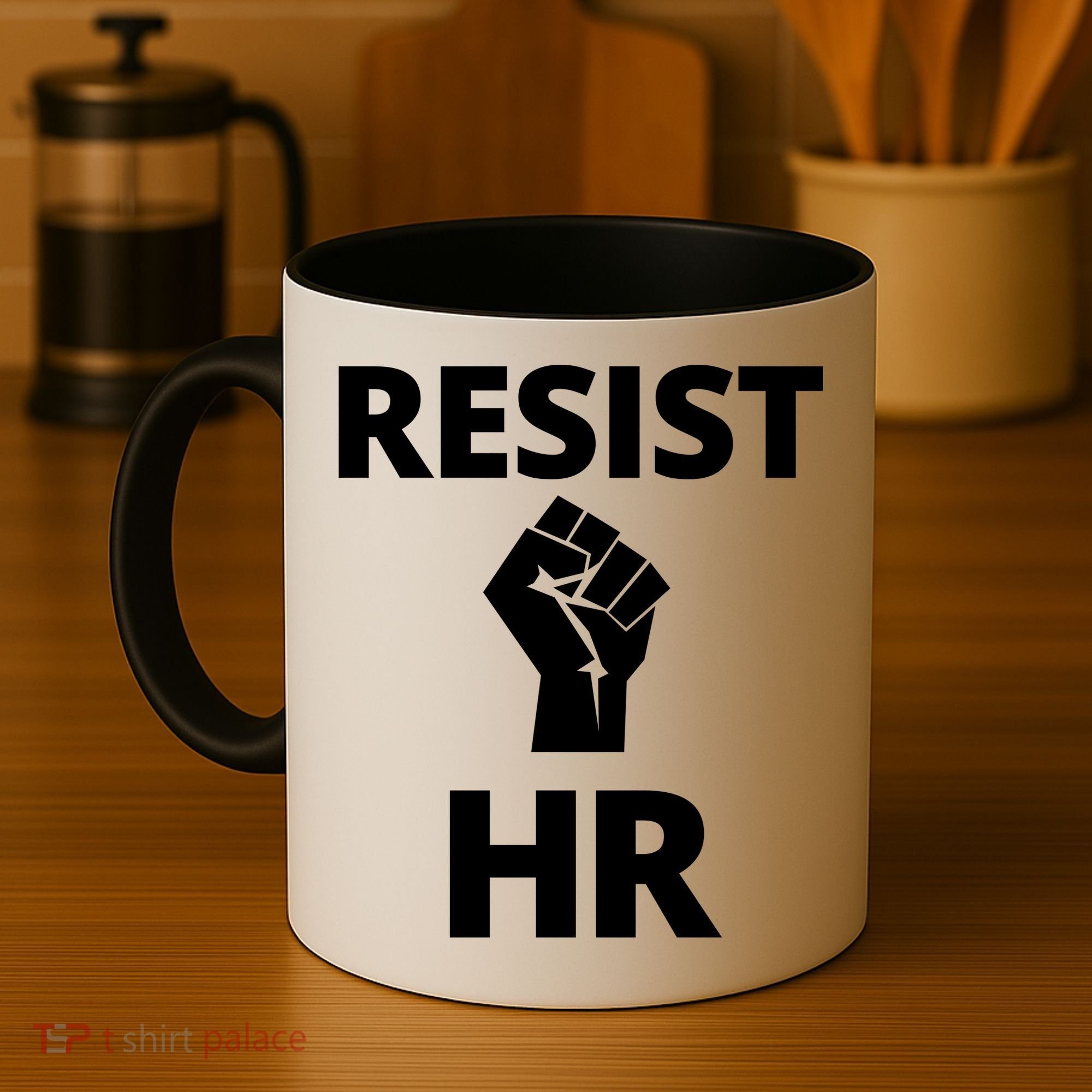 Resist HR Human Resources Funny Bosses Day Admin Work Humor Gift Coffee Mug