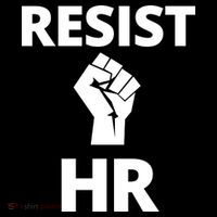 Resist HR Human Resources Funny Bosses Day Admin Work Humor Gift Mousepad thumb 1