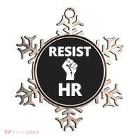 Resist HR Human Resources Funny Bosses Day Admin Work Humor Gift Ornament thumb 0