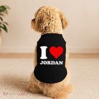 Red Heart I Love Jordan Doggie Tank thumb 2