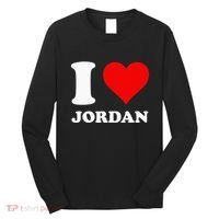 Red Heart I Love Jordan Long Sleeve Shirt thumb 0