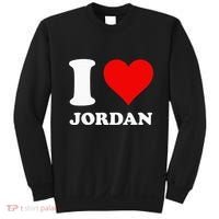 Red Heart I Love Jordan Sweatshirt thumb 0