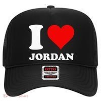 Red Heart I Love Jordan Hat thumb 0