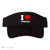 Red Heart I Love Jordan Visor thumb 0