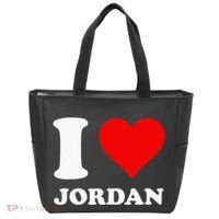 Red Heart I Love Jordan Tote Bag thumb 0