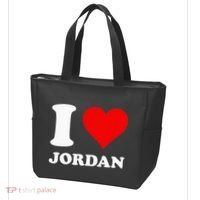 Red Heart I Love Jordan Tote Bag thumb 3
