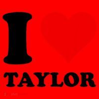 Red Heart I Love Taylor Santa Hat thumb 1