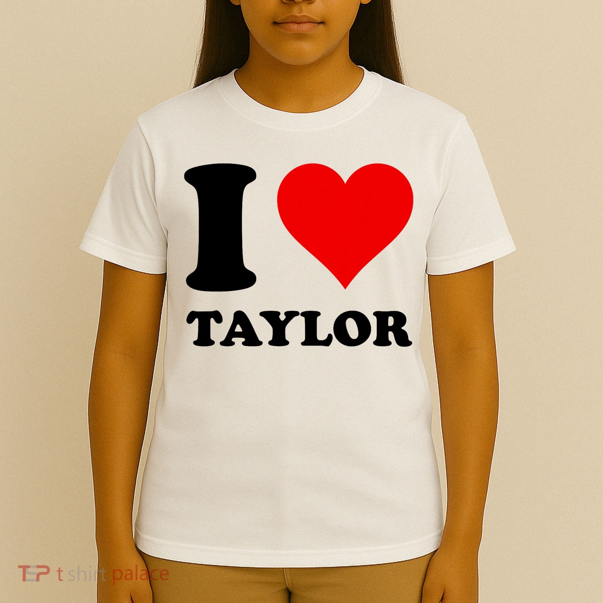 Red Heart I Love Taylor T-Shirt