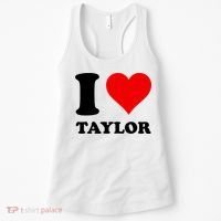 Red Heart I Love Taylor Women's Tank Top thumb 0