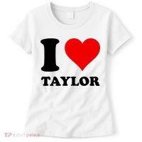Red Heart I Love Taylor Women's T-Shirt thumb 0