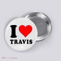 Red Heart I Love Travis Button thumb 0