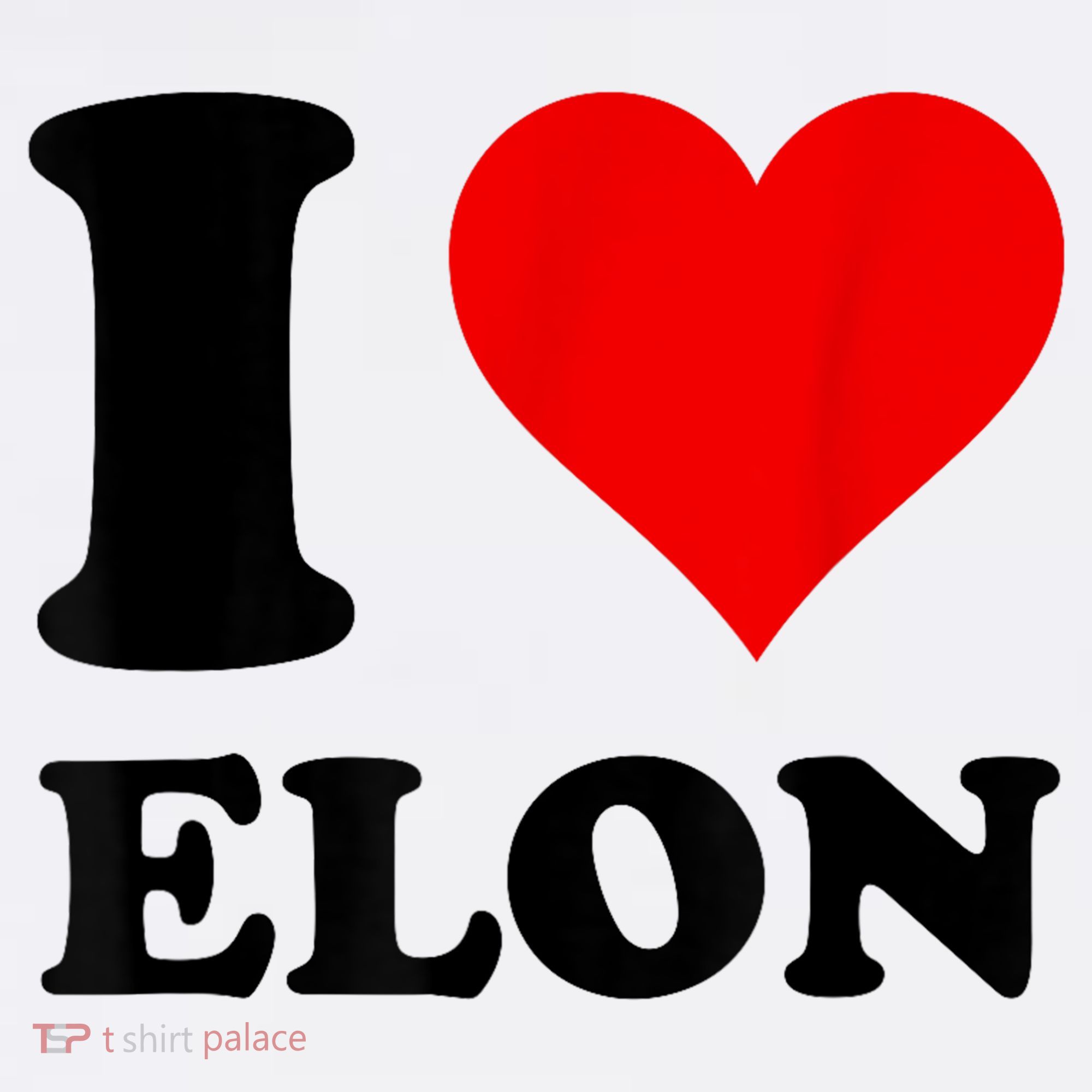 Red Heart I Love Elon Musk Women's Tank Top