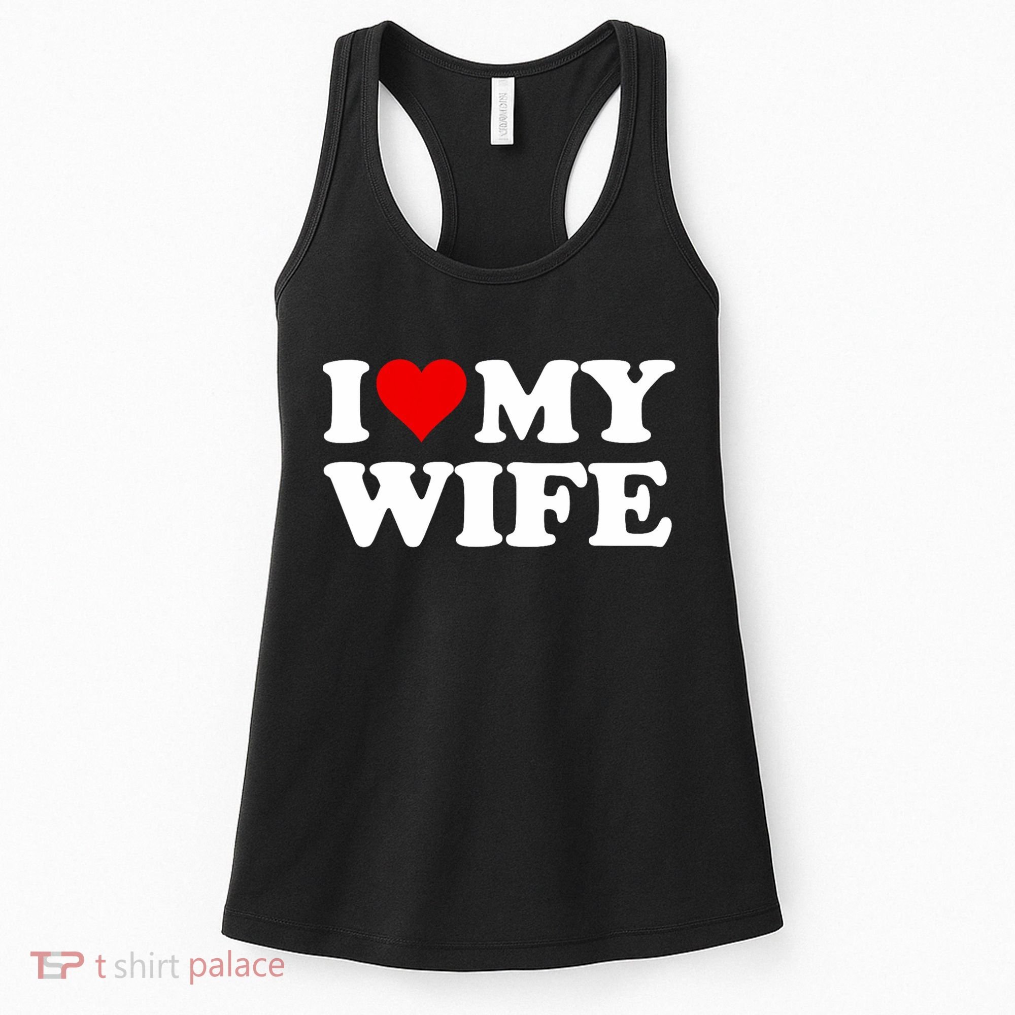 Red Heart I Love My Wife Women's Tank Top