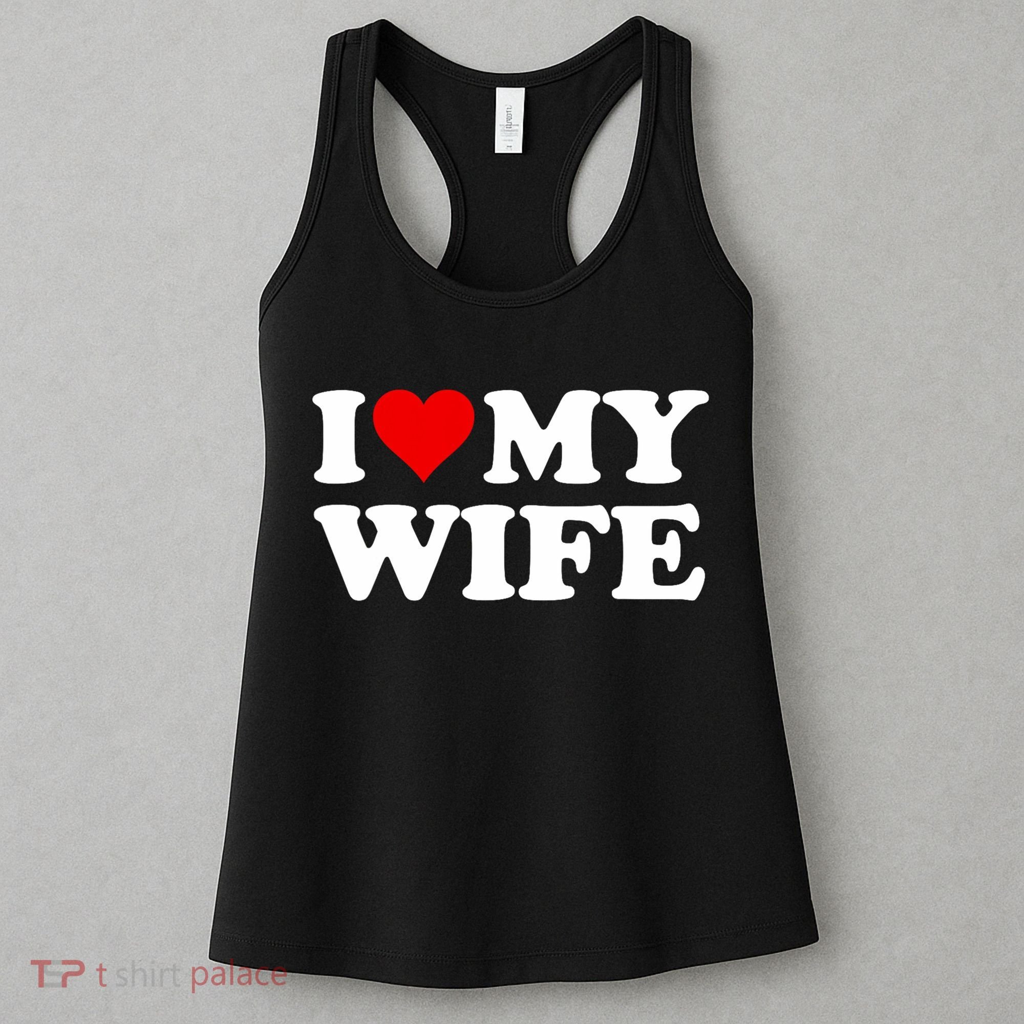 Red Heart I Love My Wife Women's Tank Top