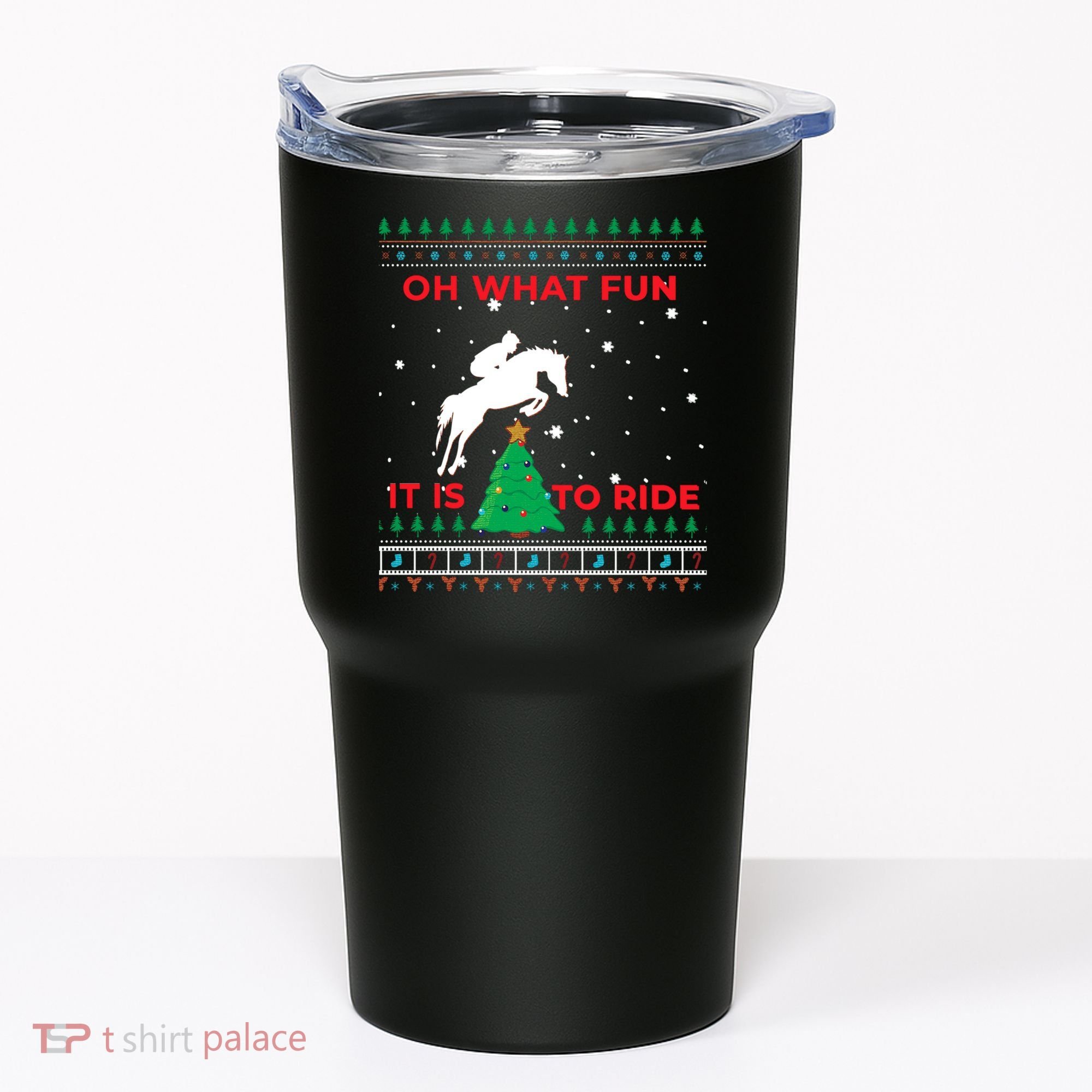 Riding Hunter Jumper Horse Tumbler