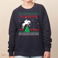 Riding Hunter Jumper Horse Women's Sweatshirt thumb 0