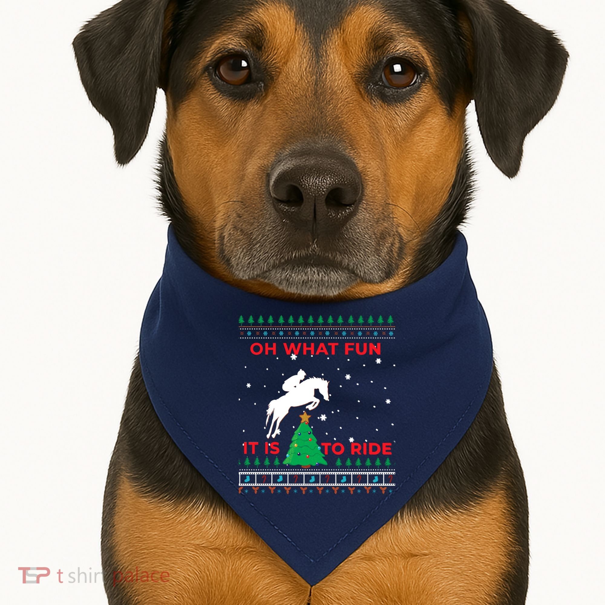Riding Hunter Jumper Horse USA-Made Doggie Bandana