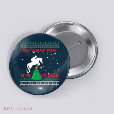 Riding Hunter Jumper Horse Button