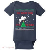 Riding Hunter Jumper Horse Baby Bodysuit thumb 0