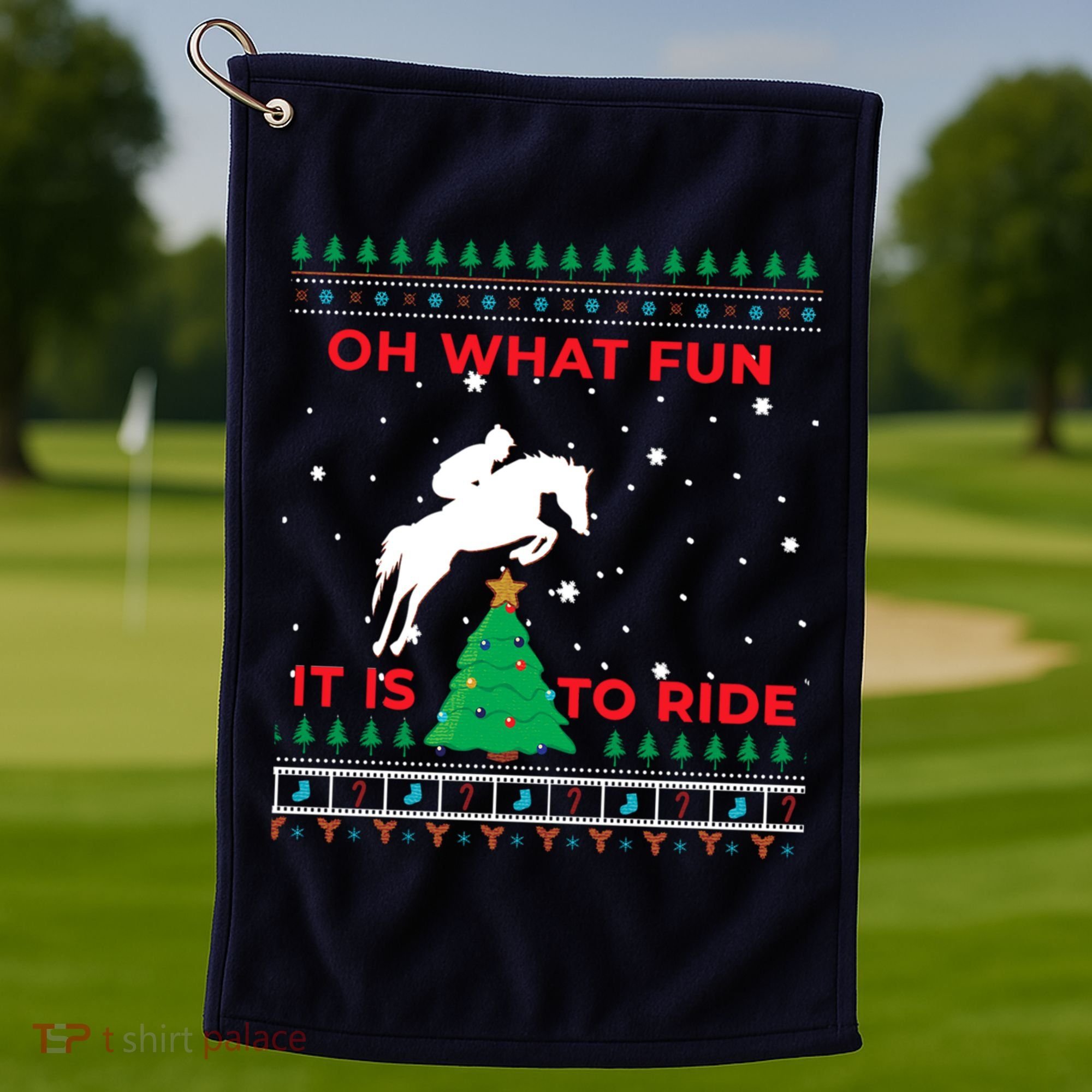 Riding Hunter Jumper Horse Golf Towel