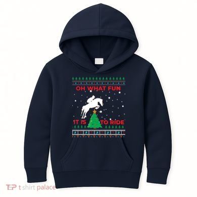 Riding Hunter Jumper Horse Kids Hoodie