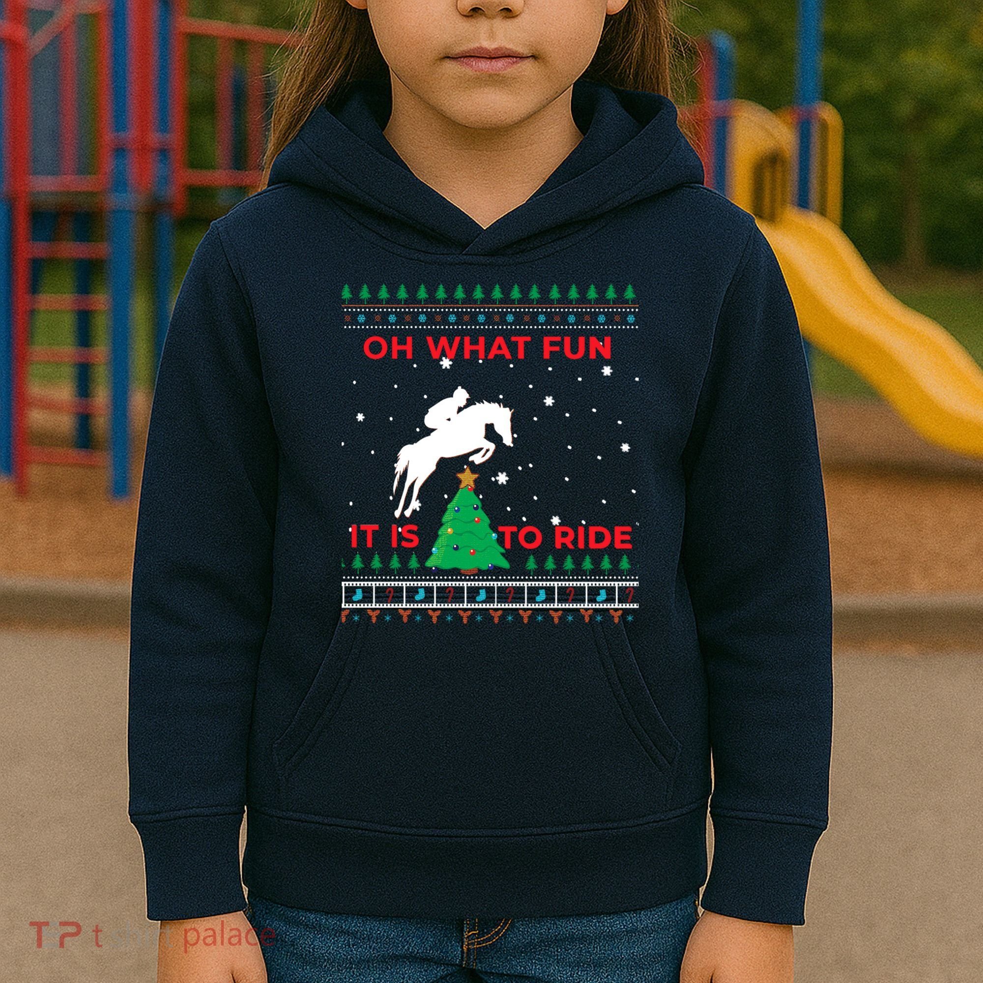 Riding Hunter Jumper Horse Kids Hoodie