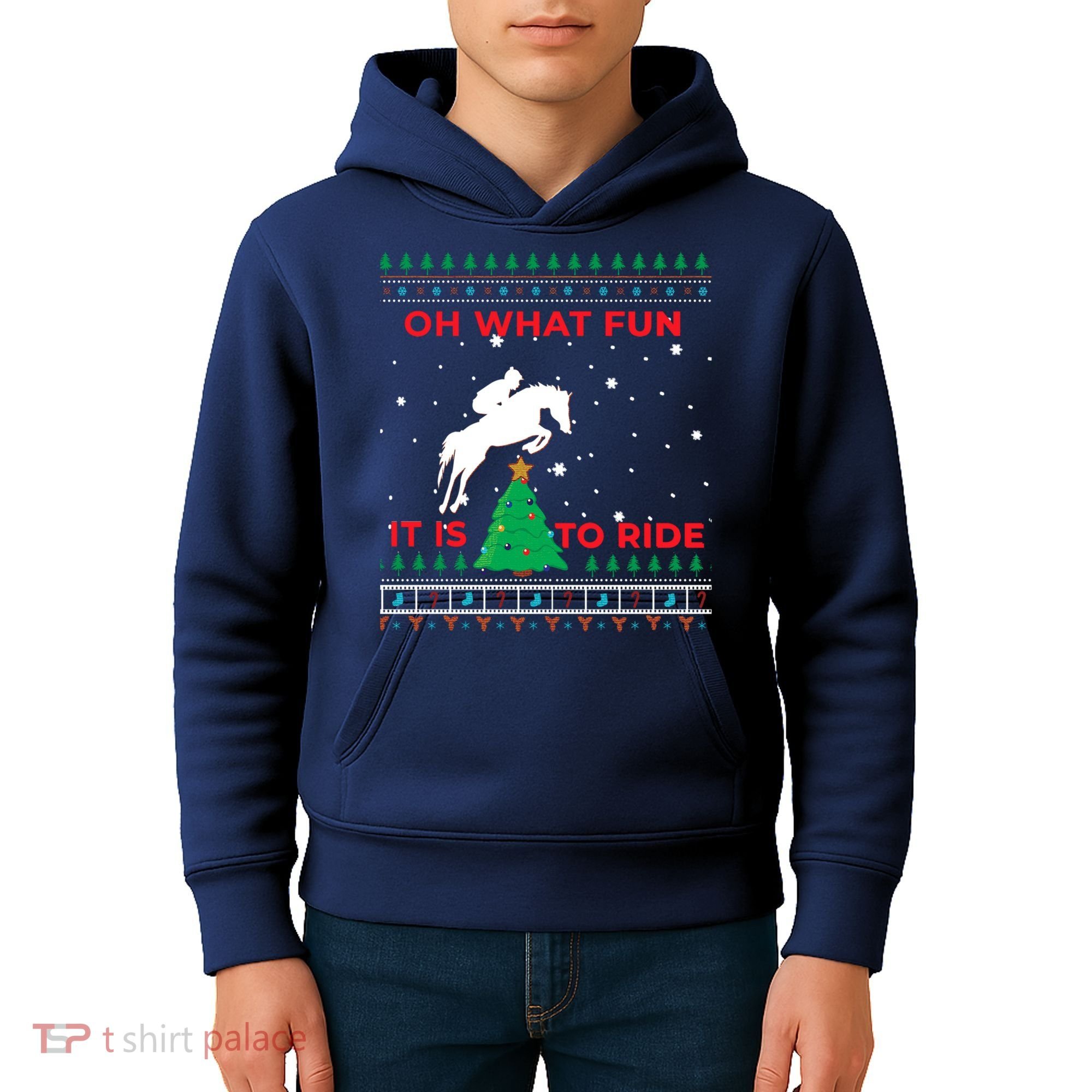 Riding Hunter Jumper Horse Kids Hoodie