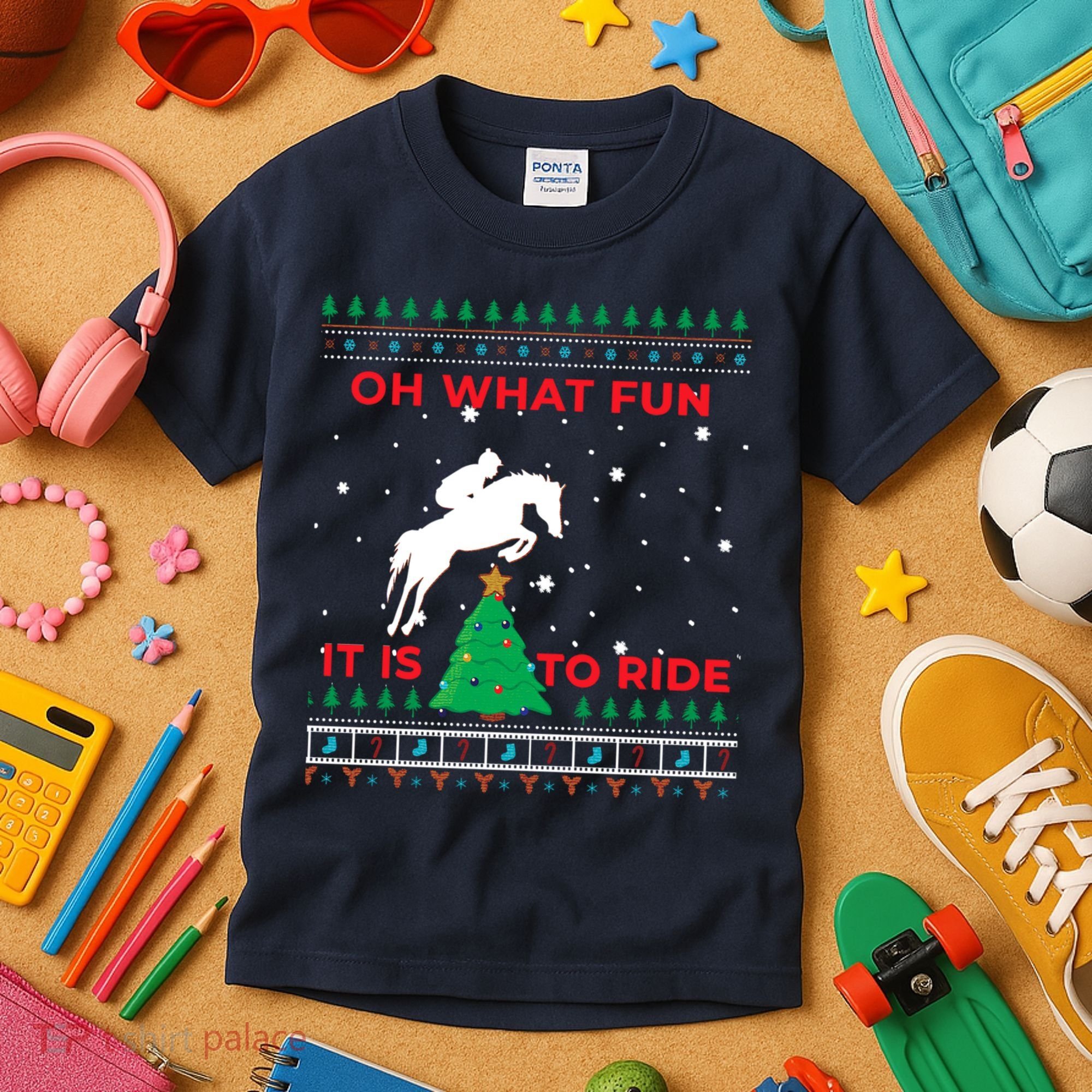 Riding Hunter Jumper Horse Kids T-Shirt