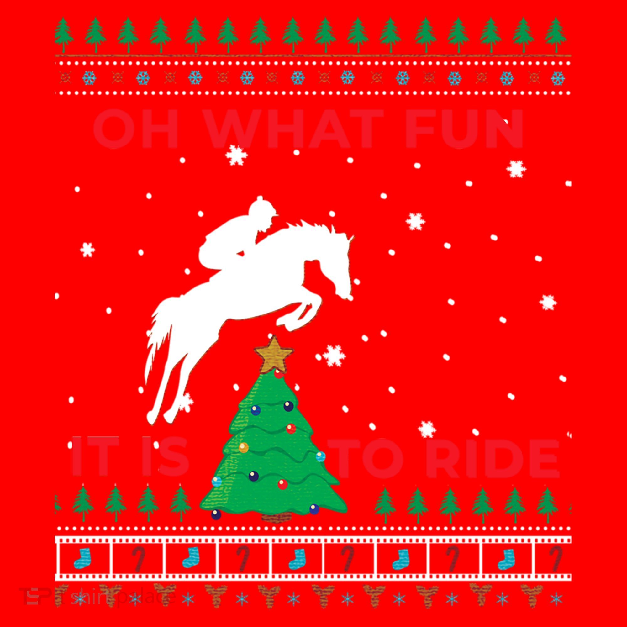 Riding Hunter Jumper Horse Santa Hat