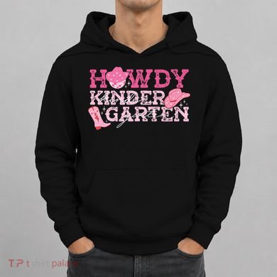 Retro Howdy Kindergarten Cowgirl Western Rodeo For School Hoodie