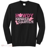 Retro Howdy Kindergarten Cowgirl Western Rodeo For School Sweatshirt thumb 0