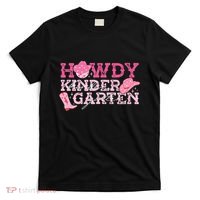 Retro Howdy Kindergarten Cowgirl Western Rodeo For School T-Shirt thumb 0