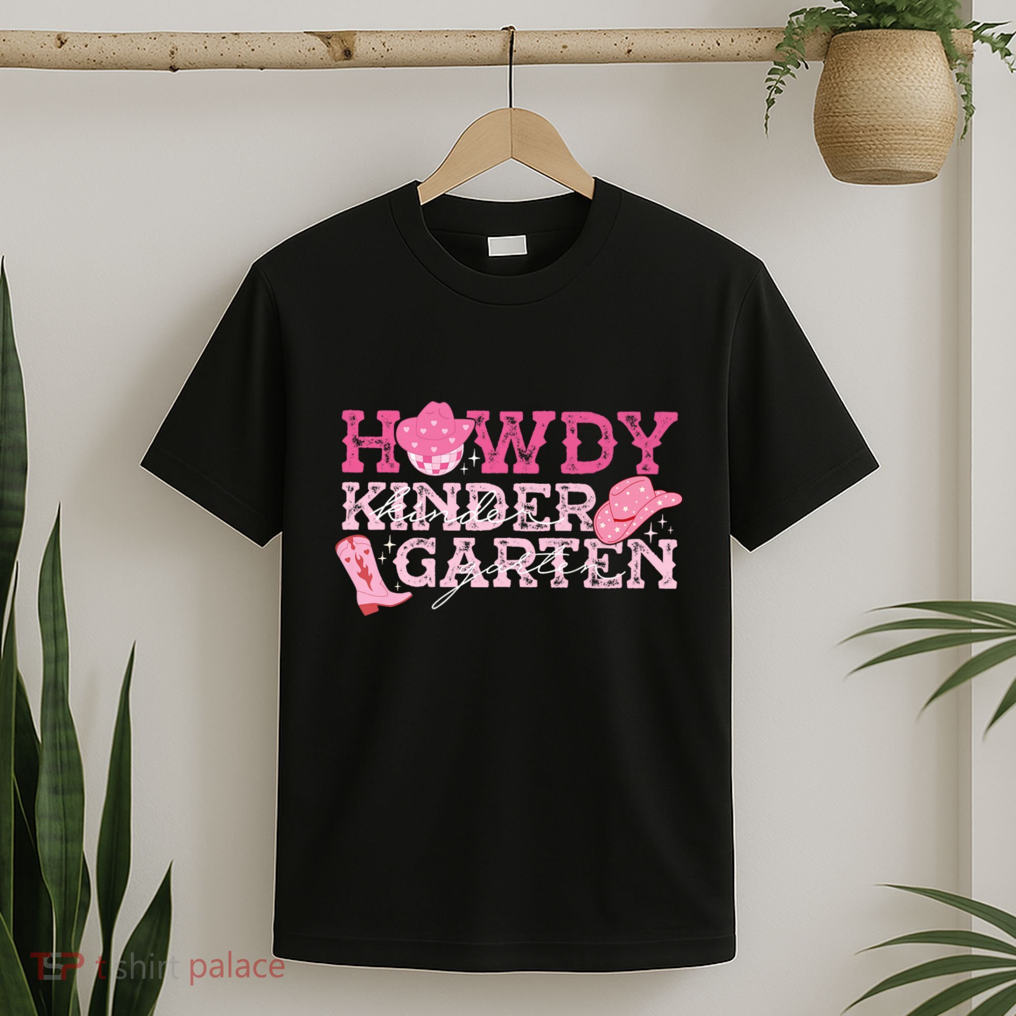 Retro Howdy Kindergarten Cowgirl Western Rodeo For School T-Shirt