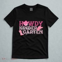 Retro Howdy Kindergarten Cowgirl Western Rodeo For School T-Shirt thumb 5