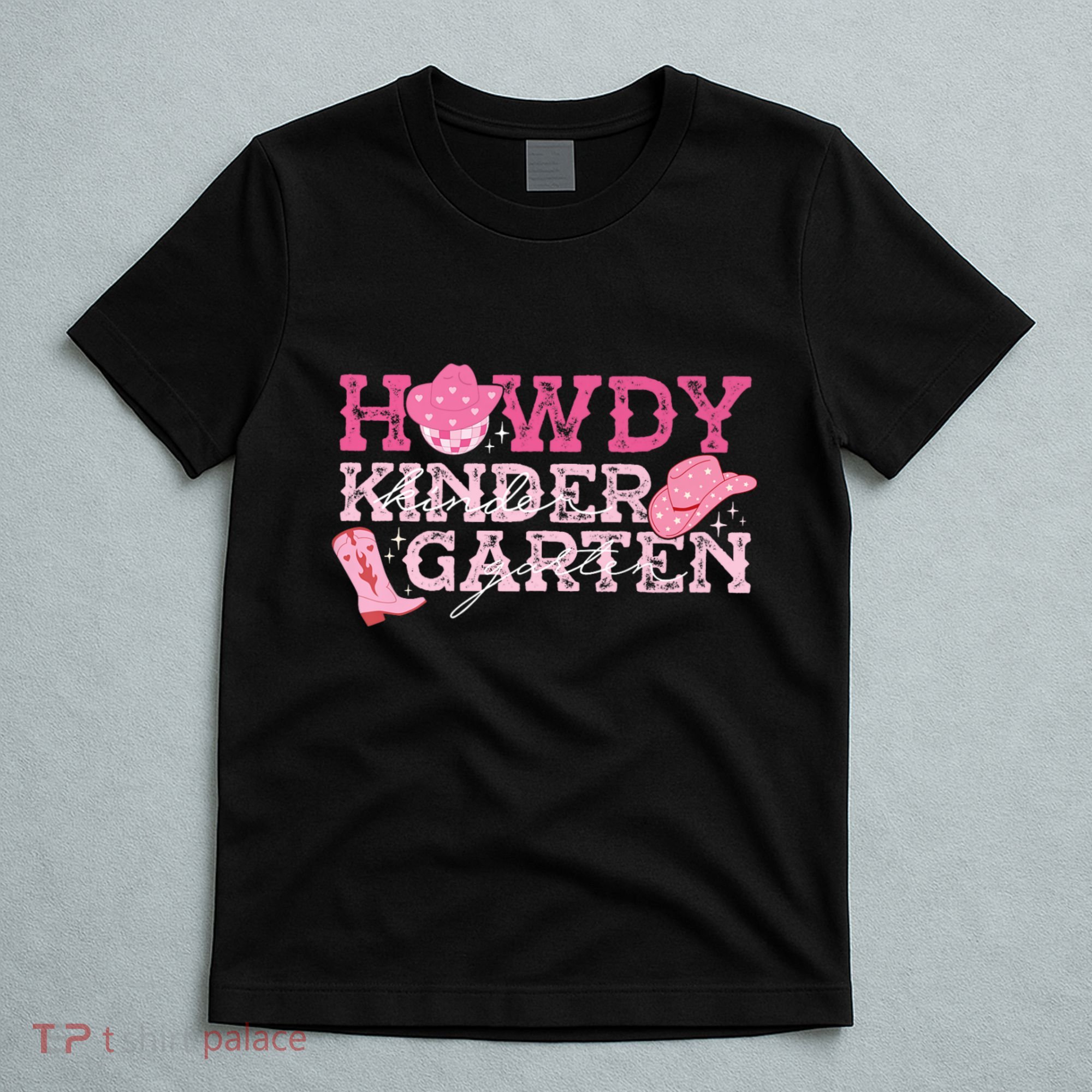 Retro Howdy Kindergarten Cowgirl Western Rodeo For School T-Shirt