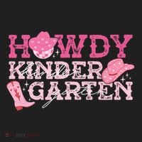 Retro Howdy Kindergarten Cowgirl Western Rodeo For School Beanie thumb 2