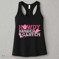Retro Howdy Kindergarten Cowgirl Western Rodeo For School Women's Tank Top thumb 3