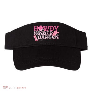 Retro Howdy Kindergarten Cowgirl Western Rodeo For School Visor