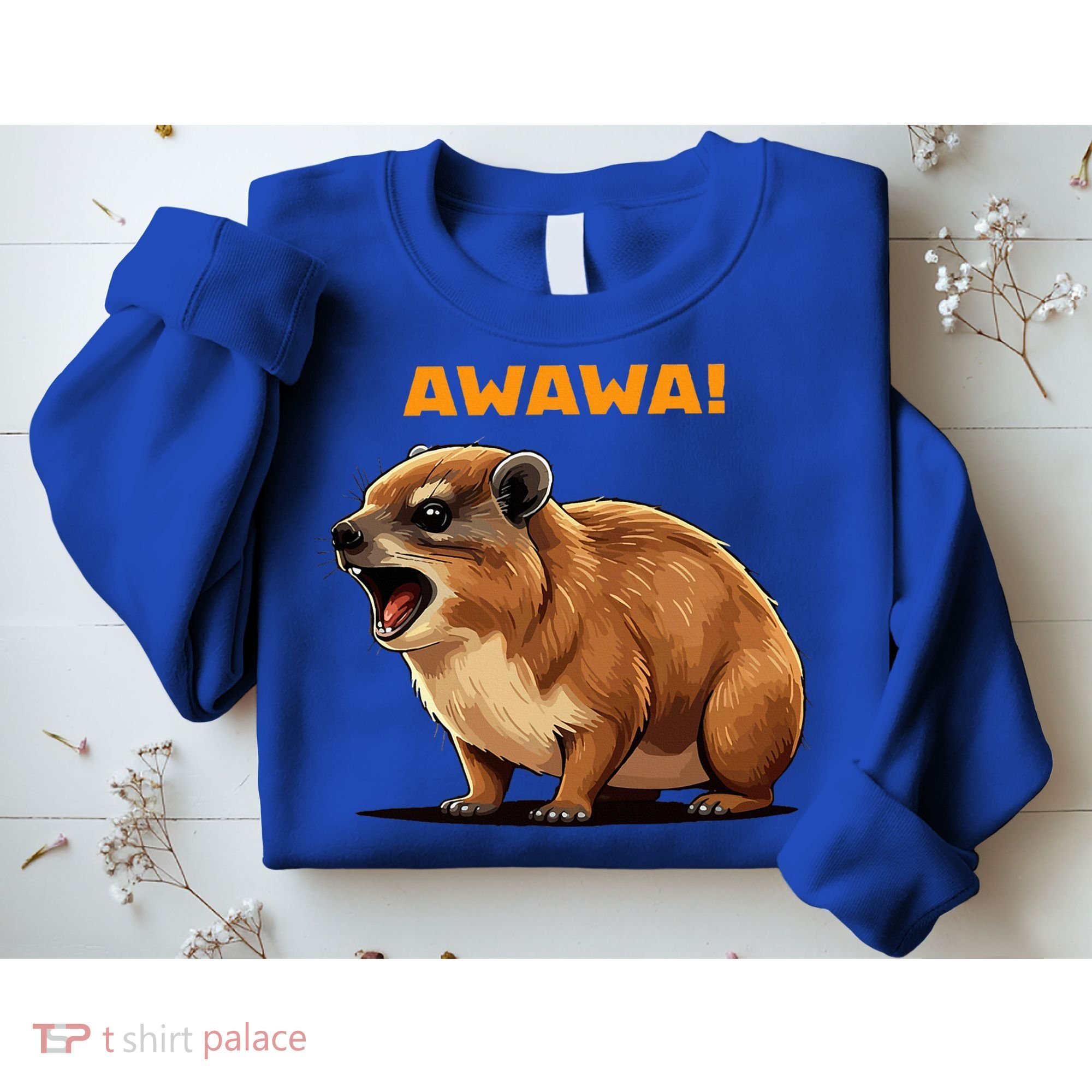 Rock Hyrax Lover Awawa Funny Groundhog Dassie Sweatshirt