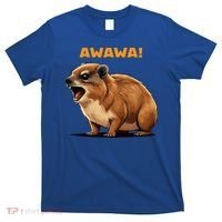 Rock Hyrax Lover Awawa Funny Groundhog Dassie T-Shirt thumb 0