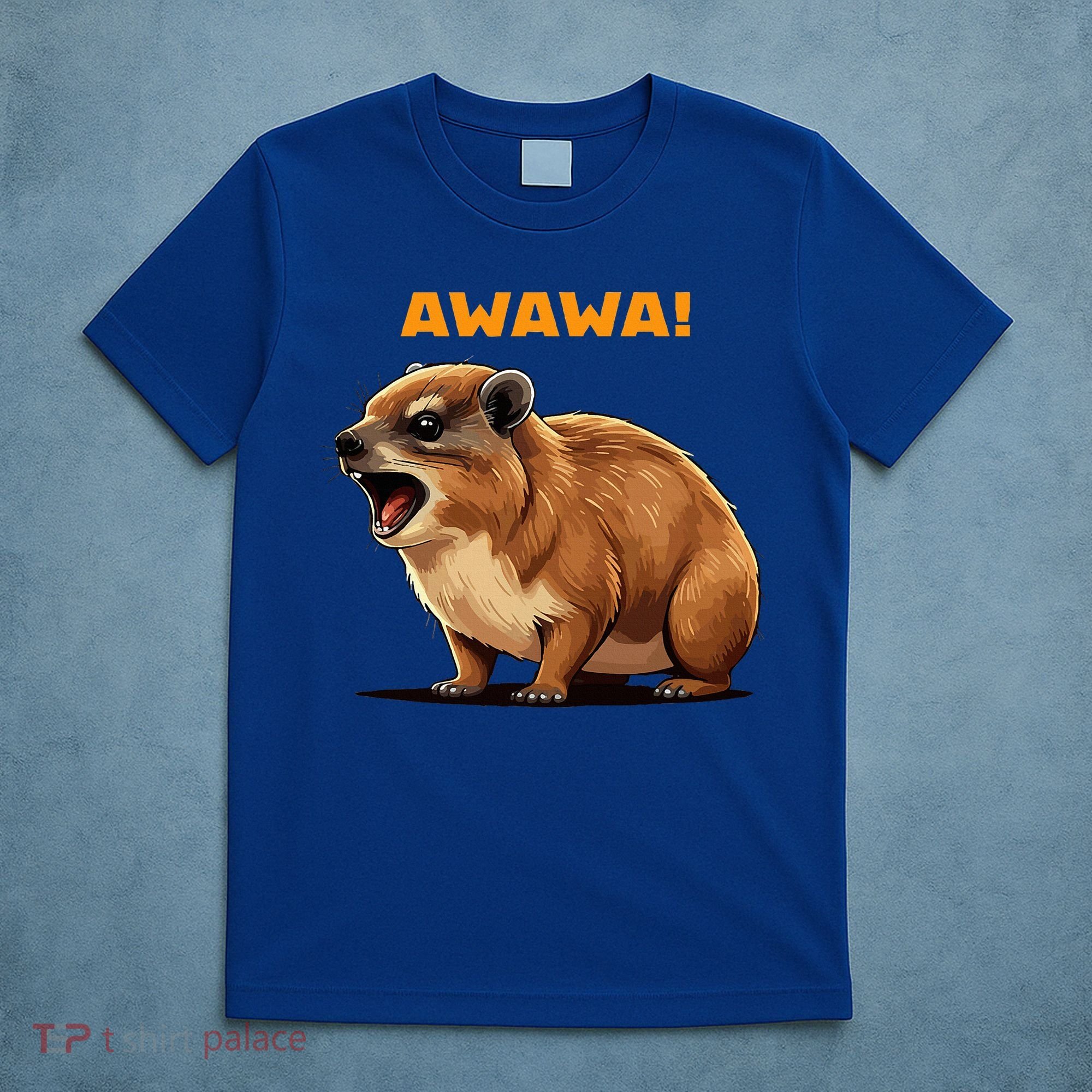 Rock Hyrax Lover Awawa Funny Groundhog Dassie T-Shirt
