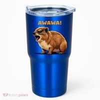 Rock Hyrax Lover Awawa Funny Groundhog Dassie Tumbler thumb 0