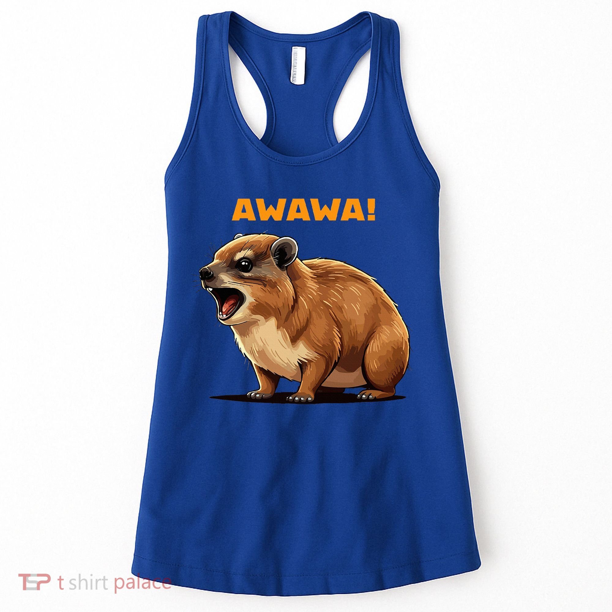 Rock Hyrax Lover Awawa Funny Groundhog Dassie Women's Tank Top