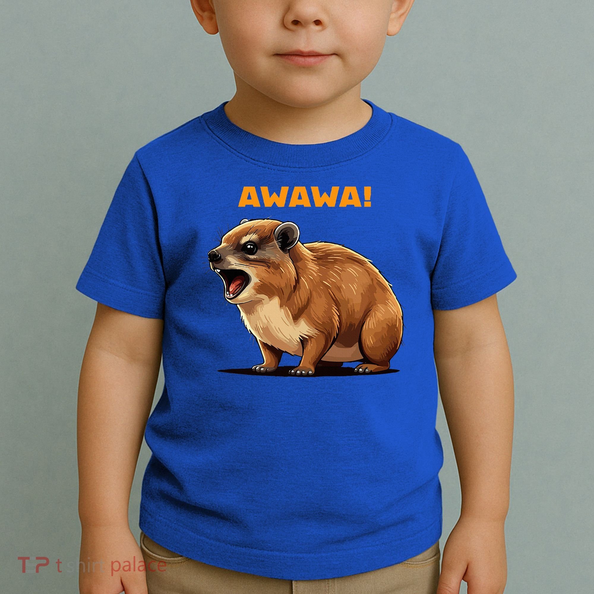 Rock Hyrax Lover Awawa Funny Groundhog Dassie Toddler T-Shirt