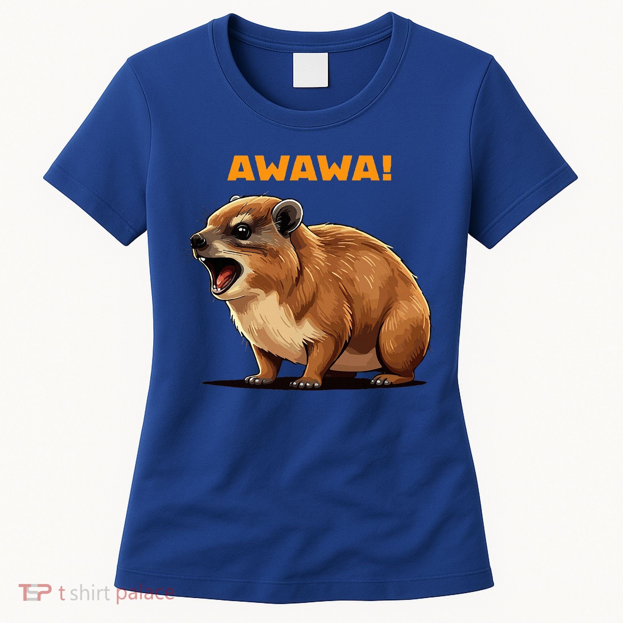 Rock Hyrax Lover Awawa Funny Groundhog Dassie Women's T-Shirt