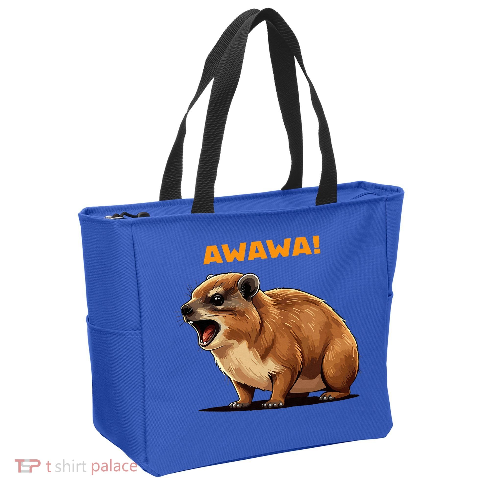 Rock Hyrax Lover Awawa Funny Groundhog Dassie Tote Bag