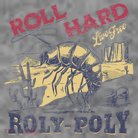 Roll Hard Live Free Roly Poly Wild West Rodeo Cowboy Toddler Hoodie thumb 2